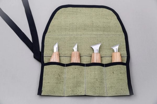 Drožinėjimo peiliukų rinkinys geometrinių formų drožybai