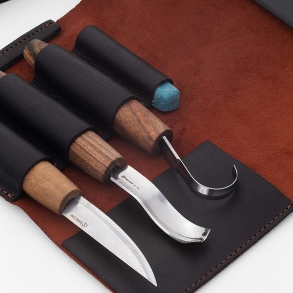 Įrankių rinkinys šaukštų drožybai