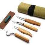 Įrankių šaukštų ir puodelių drožybai rinkinys