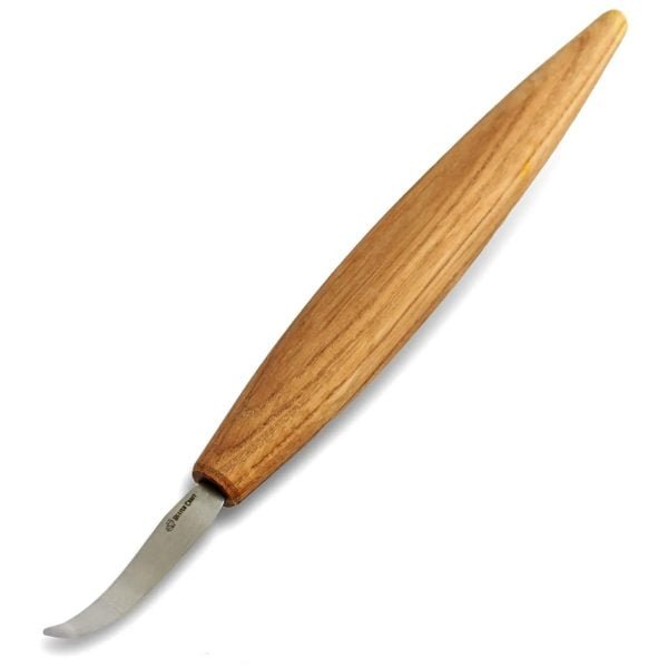 Drožinėjimo peilis lenktais ašmenimis