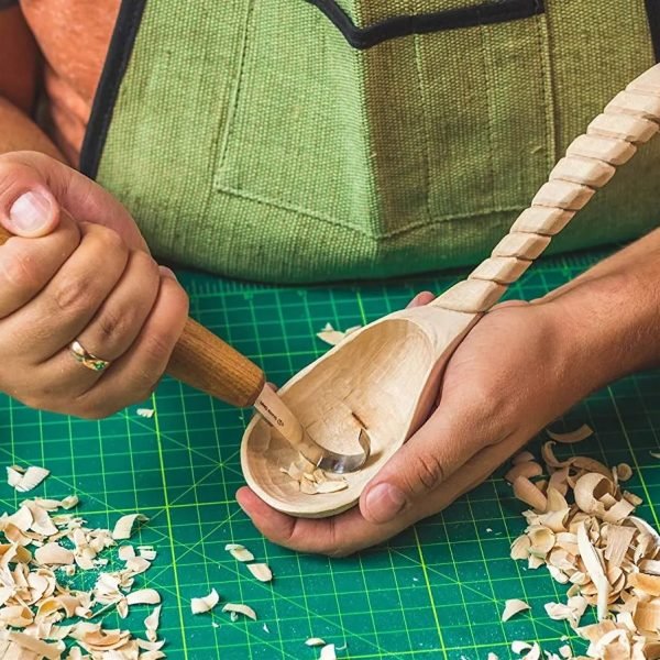 Drožinėjimo peilis kablio formos ašmenimis SK5S