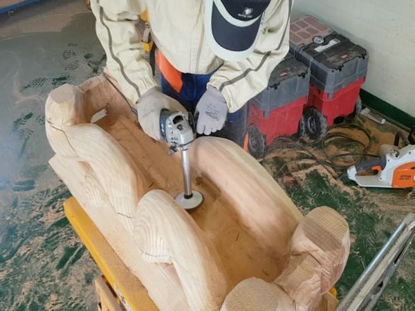 Prailginimo velenas kampiniam šlifuokliui MANPA TOOLS - panaudojimo pavyzdys