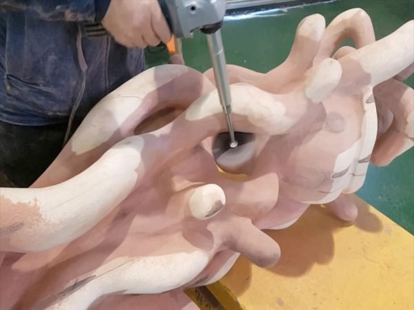 Manpa Tools šlifavimo įtvaras - panaudojimo pavyzdys