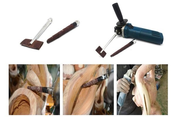 Šlifavimo įtvaras su įpjova MANPA TOOLS