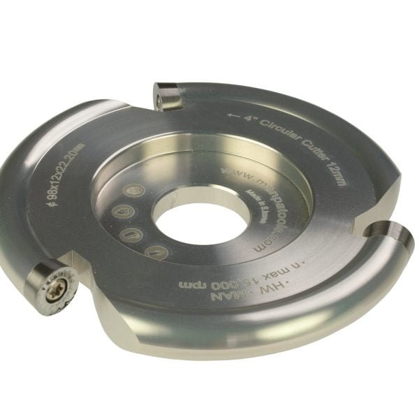 Drožybos diskas su 12mm pjovimo briaunomis Manpa Tools Circular Cutter 4" (100mm)