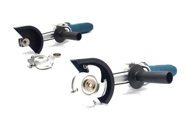 Drožybos diskas su 12mm pjovimo briaunomis Manpa Tools Circular Cutter 4" (100mm) - panaudojimo pavyzdys