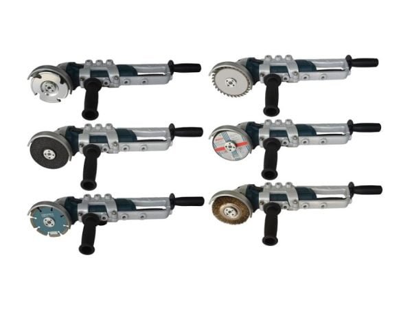 Kampinio šlifuoklio įtvaras MANPA TOOLS - panaudojimo pavyzdys