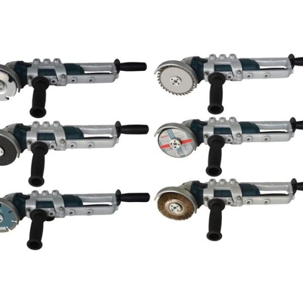 Kampinio šlifuoklio įtvaras MANPA TOOLS - panaudojimo pavyzdys