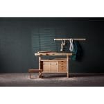 Medinis staliaus varstotas Sjobergs Nordic Plus 1450 su spintele