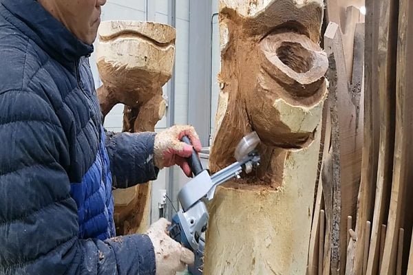 Drožybos diskas su apvaliomis pjovimo briaunomis Manpa Tools Circular Cutter 3" (70 mm) - panaudojimo pavyzdys