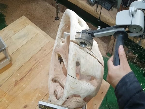 Drožybos diskas su trikampėmis pjovimo briaunomis Manpa Tools Triangle Cutter 3" (70 mm) - panaudojimo pavyzdys