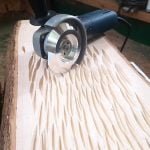 Drožybos diskas su trikampėmis pjovimo briaunomis Manpa Tools Triangle Cutter 4" (100 mm) - panaudojimo pavyzdys