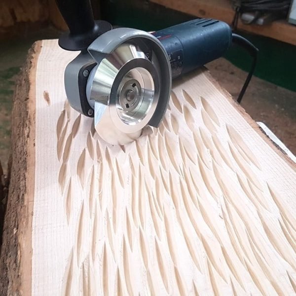 Drožybos diskas su trikampėmis pjovimo briaunomis Manpa Tools Triangle Cutter 4" (100 mm) - panaudojimo pavyzdys