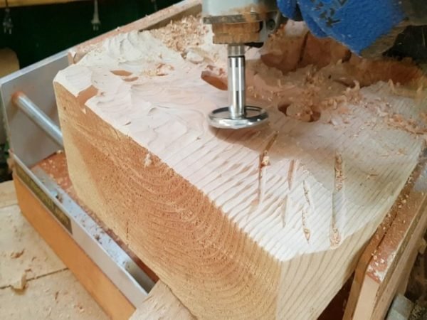 Kotinis drožtuvas Manpa Tools Projecting Cutter - panaudojimo pavyzdys