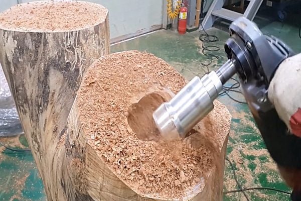 Drožtuvas skylėms Manpa Tools Holes Cutter - panaudojimo pavyzdys