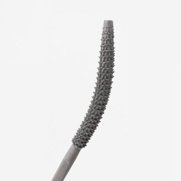 Dvipusė apvali drožėjo dildė lenktais galais STUBAI