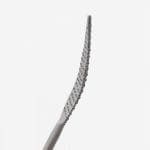 Dvipusė pusapvalė drožėjo dildė lenktais galais STUBAI