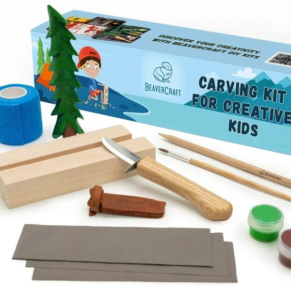 Pradedančio drožėjo rinkinys vaikams Eglutė