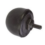 Pripučiamas pusapvalis šlifavimo antgalis Kirjes Ø20mmx17mm