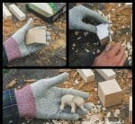 Medinių kaladėlių drožinėjimo projektams rinkinys 18vnt.