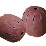 Abrazyvinis antdėklas pripučiamam Ø40mm šlifavimo antgaliui Kirjes KJ140R 2vnt. P150