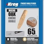 Ąžuoliniai mikro dydžio kišeninių skylių maskavimo kaiščiai Kreg