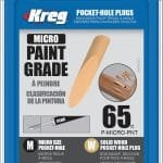 Dažomi mikro dydžio kišeninių skylių maskavimo kaiščiai Kreg