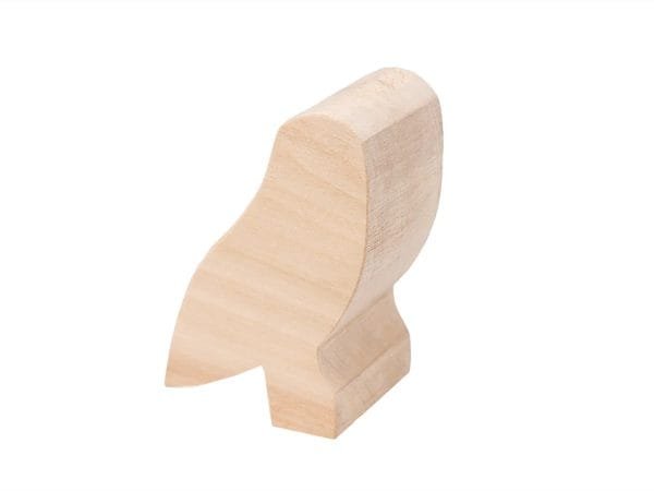 Ruošinys Pelėdos figūrėlės drožybai Ruošinys Pelėdos figūrėlės drožybai