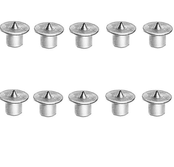 Metaliniai žymekliai detalių sujungimui 6mm cilindriniais kaiščiais 10vnt.