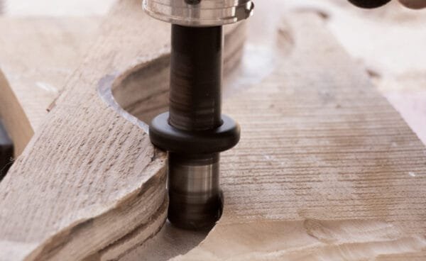 Kotinis drožtuvas Arbortech TURBOShaft - panaudojimo pavyzdys