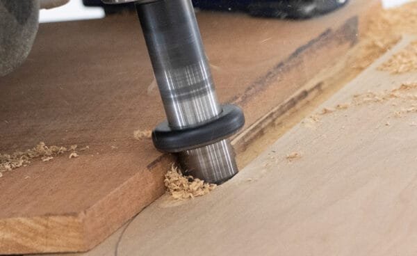 Kotinis drožtuvas Arbortech TURBOShaft - panaudojimo pavyzdys