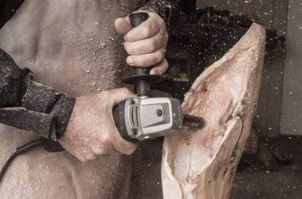 Kotinis drožtuvas Arbortech TURBOShaft - panaudojimo pavyzdys