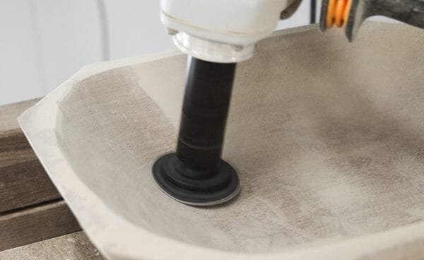 Kotinis drožtuvas Arbortech Mini TURBO Kit - panaudojimo pavyzdys