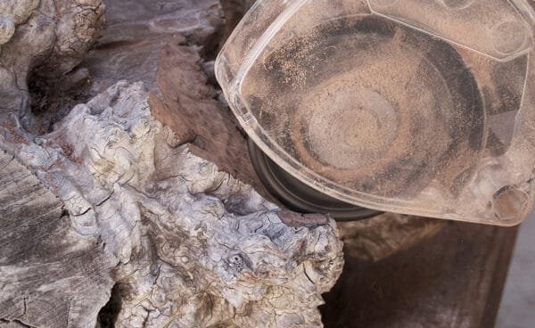 Drožybos diskas Arbortech Industrial Woodcarver PRO - panaudojimo pavyzdys