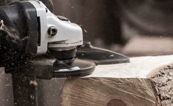 Rotacinis diskinis oblius Arbortech TURBO Plane - panaudojimo pavyzdys