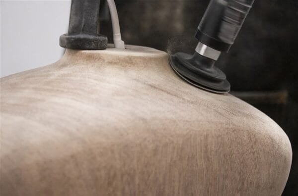 Kontūrų šlifuoklis Arbortech Contour Random Sander - panaudojimo pavyzdys