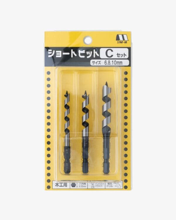 Sraigtinių staliaus grąžtų rinkinys ⌀6,8,10mm