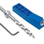 Pagalbinis šablonas kišeninių skylių gręžimui Kreg Jig Mini Kit