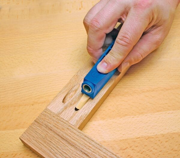 Pagalbinis šablonas kišeninių skylių gręžimui Kreg Jig Mini Kit