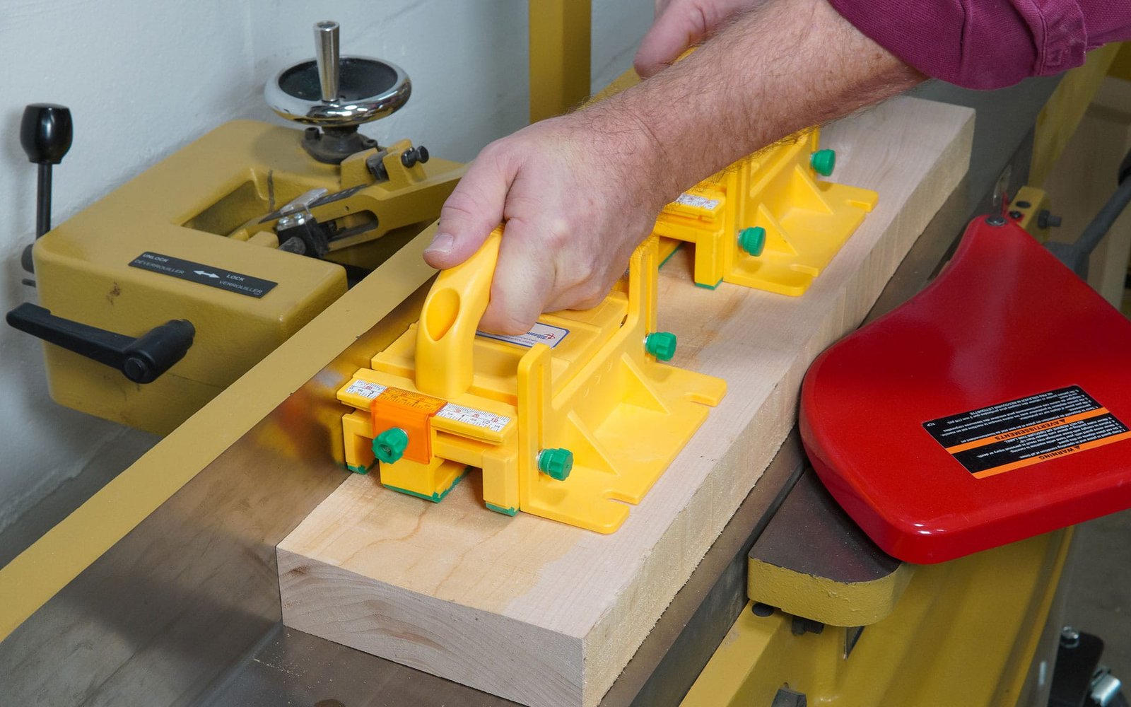 Ruošinio stūmimo blokas MicroJig GRR-RIPPER +