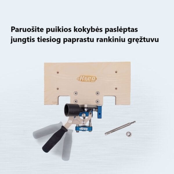 Dygio išpjovimo įrankis KREG MortiseMate Loose Tenon Jig