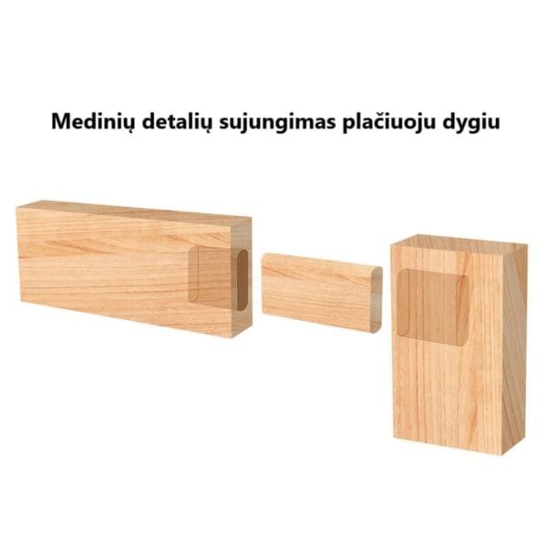 Mediniai kaiščiai dyginiams sujungimams Kreg MortiseMate