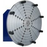 Griebtuvo žiaunos apversto dubens ruošinio tvirtinimui Bowl Reversing Jaws 10“ medienos tekinimo staklių griebtuvui Bernardo M 95