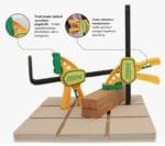 Darbastalio spaustuvų komplektas 2 vnt. MicroJig MatchFit GRR-RIP