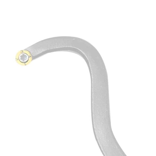 Keičiami ašmenys medienos tekinimui HOLZMANN Ø6 mm