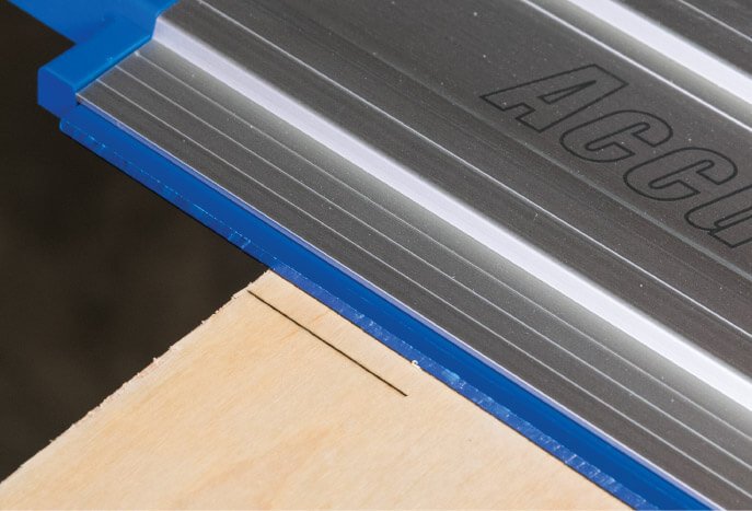 Universali kreipiančioji liniuotė diskiniams pjūklams Kreg Accu-Cut XL