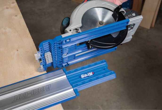 Universali kreipiančioji liniuotė diskiniams pjūklams Kreg Accu-Cut XL