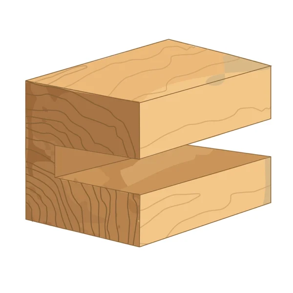 Lamelių freza - panaudojimo pavyzdys