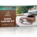 Pradedančio drožėjo rinkinys Riešutmedžio Kuksa Puodelis