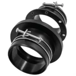 Greito sujungimo žarnos jungtis Ø100 mm su magnetais